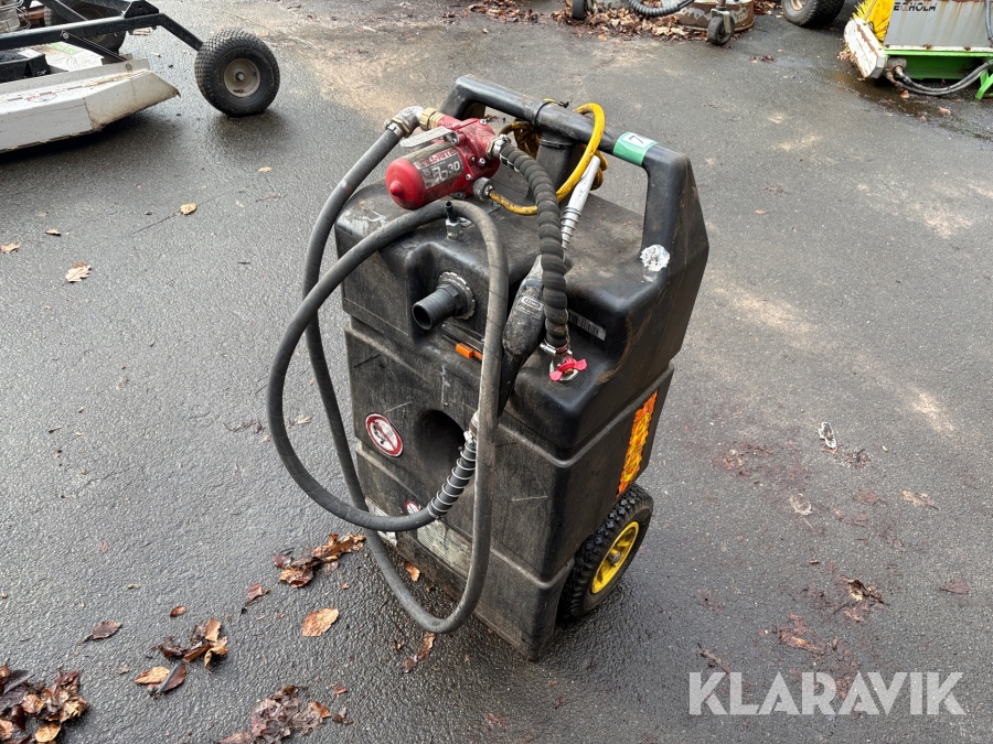 Dieseltank Cemo på hjul - 12 V