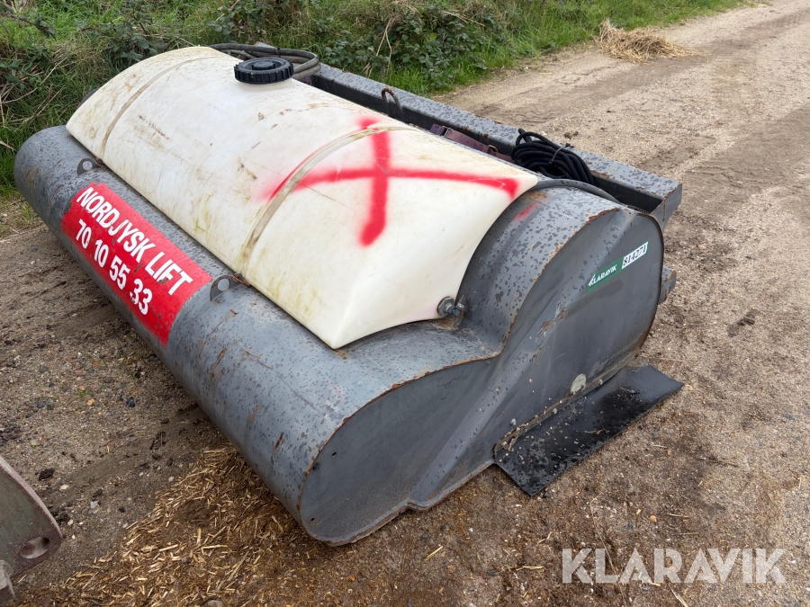 Kost med opsamlerbakke og vandtank Holms SU 12.15