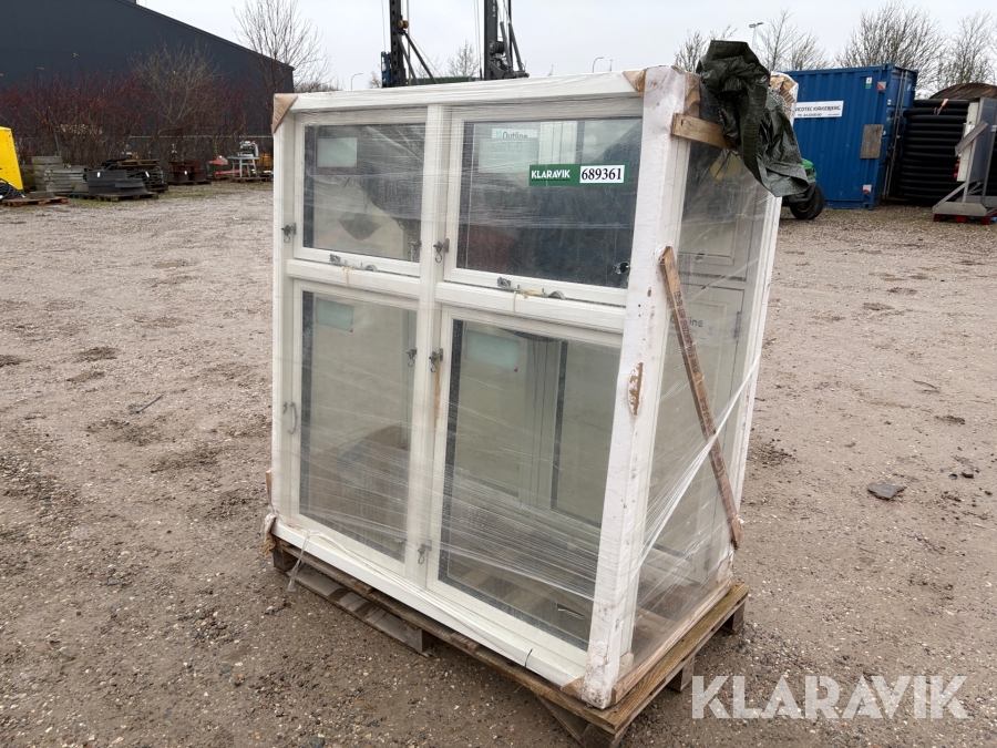 Dannebrogsvindue Outline 1448x1538mm - 2 styk