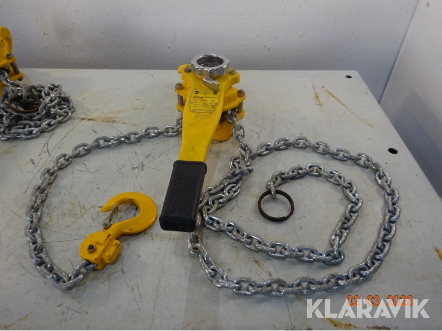 Skralde Kædetalje Delta Yellow