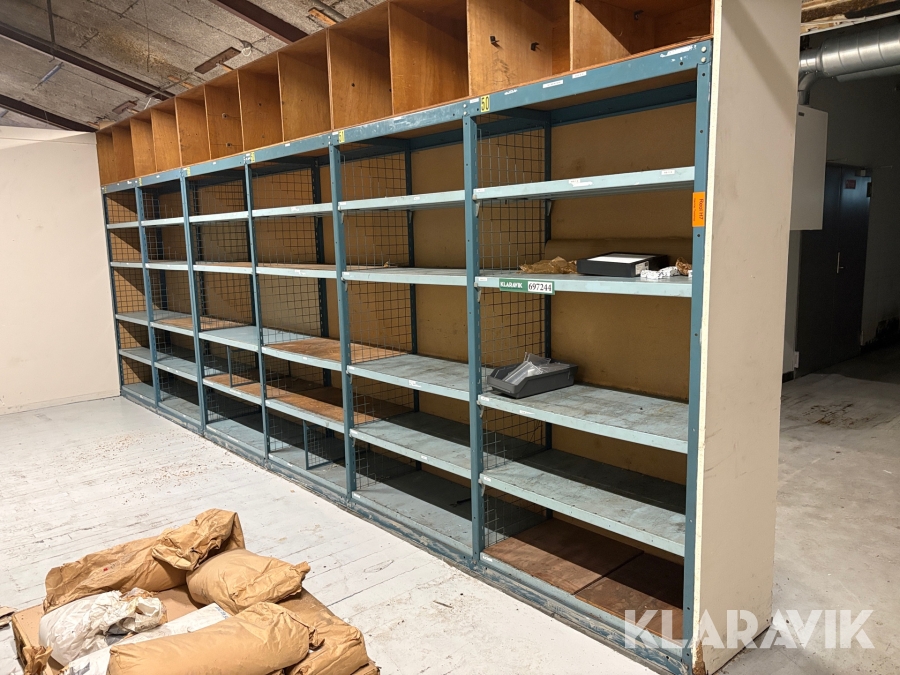 Værkstedsreoler 10 sektioner