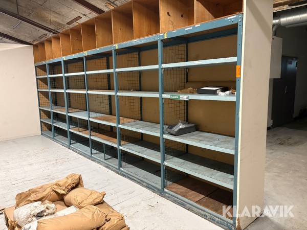 Værkstedsreoler 10 sektioner