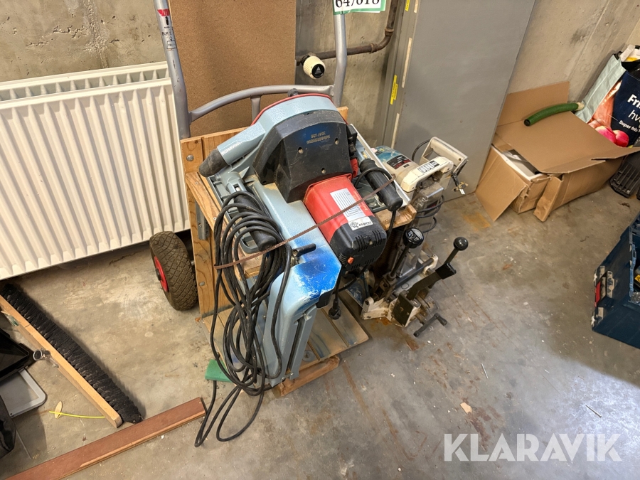 Transportabelt båndsav og kædestemmer Mafell og ryobi Z4 EC og     CM-31