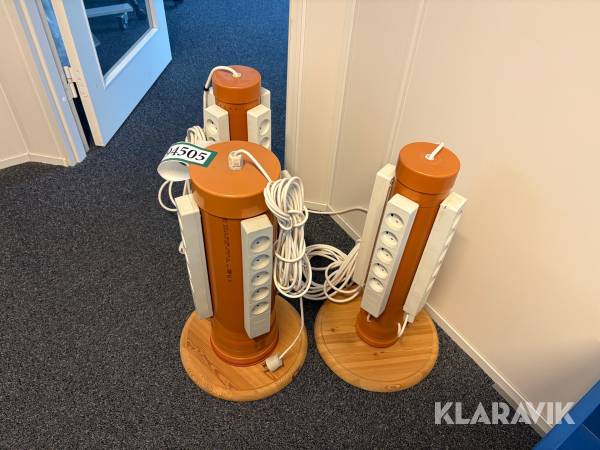 Strømsøjler / 60 230V stik - 3 styk