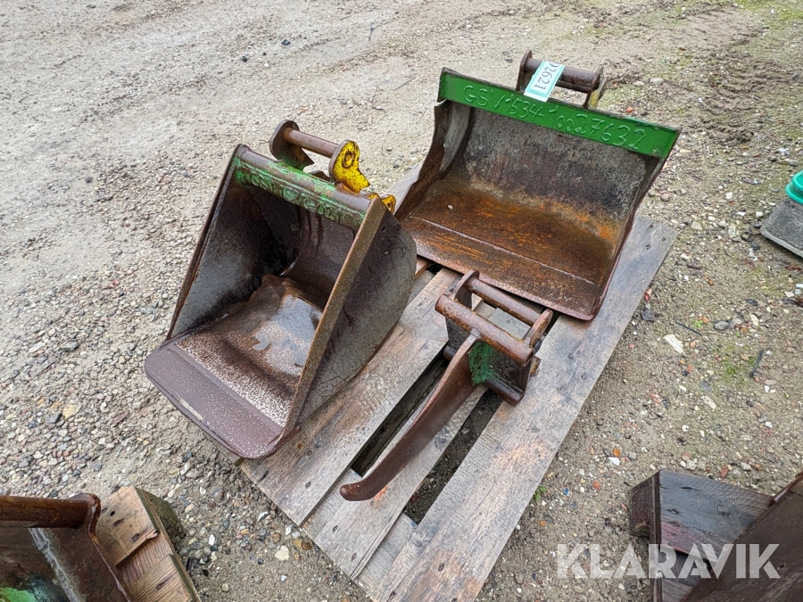Skovle og Gruppetand 3 styk
