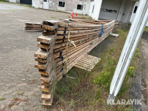 Spær træ 920cm 15 styk  