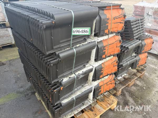 Tagsten Jacobi J13V - gammel sort engoberede - 357 styks