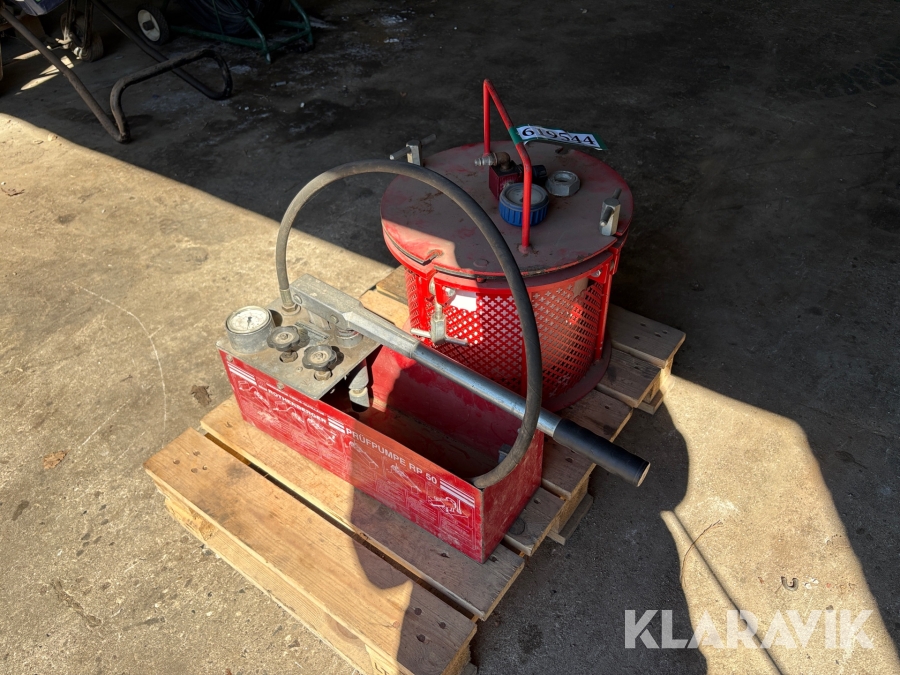 Trykpumpe og spand Rothenberger RP 50-60
