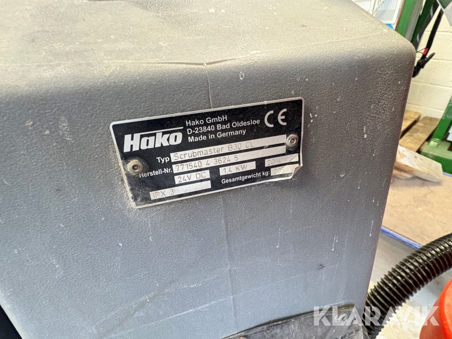 Gulvvasker Hako Scrubmaster B30 CL