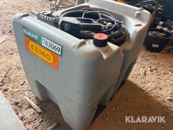 Mobil dieseltank CEMO DT-Mobil Easy 210 210 liter med 12 V pumpe