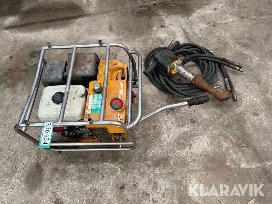 Hydraulikstation Lifton LP8 med borehammer