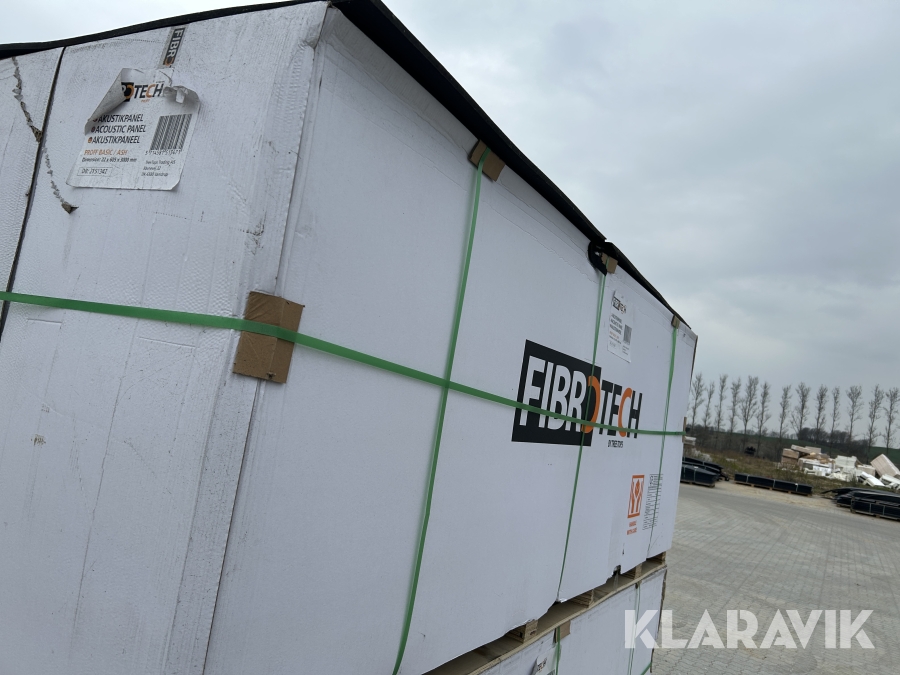 Akustikpaneler Fibrotech Proff Ash 40 styk 3 meter