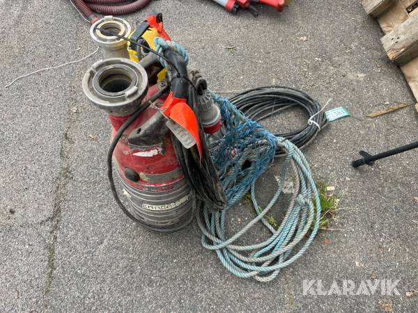 Dykpumper Atlas Copco- Grindex Weda D30L/Minette 2 styk