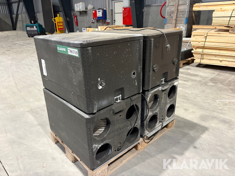 Varmegenvindings-/ventilationsaggrega Avensys QUARK 25 KTP PCK 4 styk