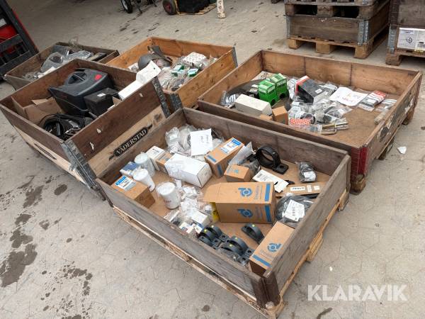 5paller assorteret reservedele