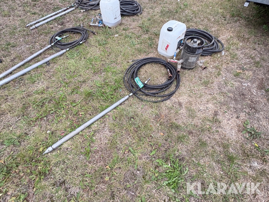 Jordraket med slanger Grundomat Ø45 P model