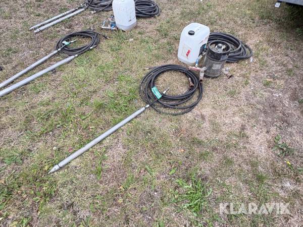 Jordraket med slanger Grundomat Ø45 P model