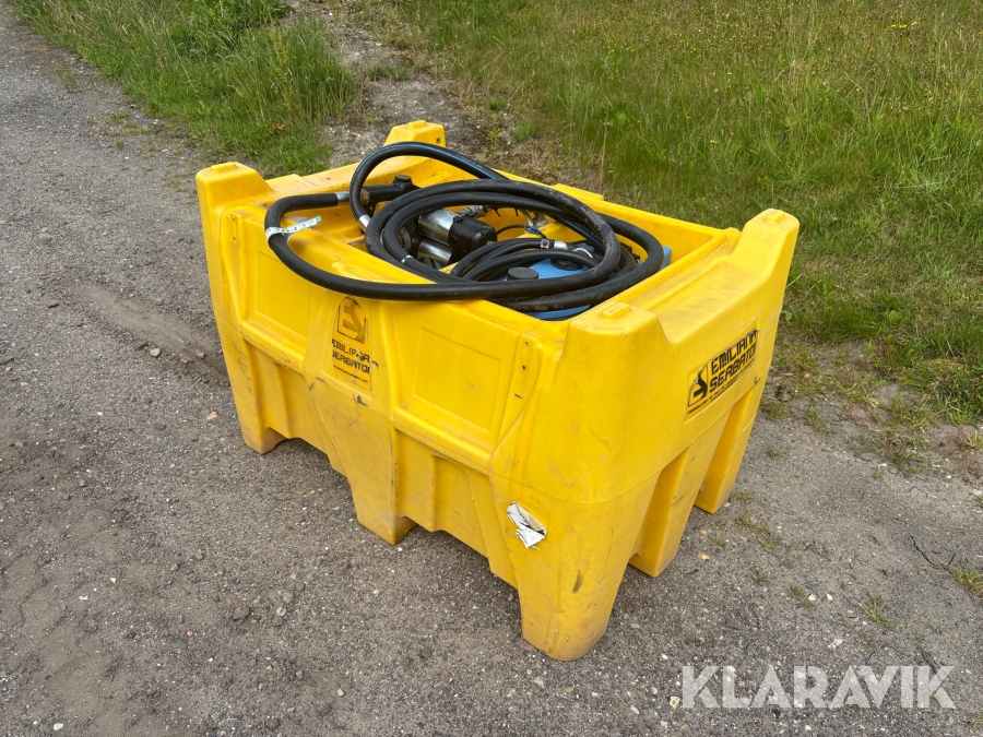 Dieselolie/AdBlue tank med pistol
