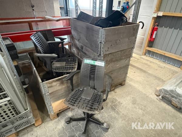 Kontorstole Håg - 6 styk