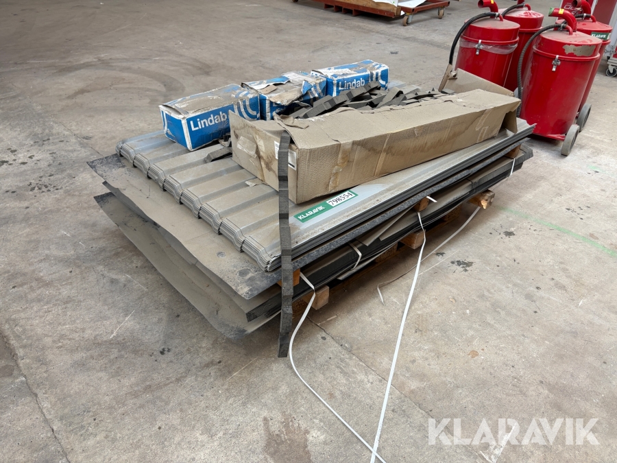 Tagplader i polyester va 260 styk.
