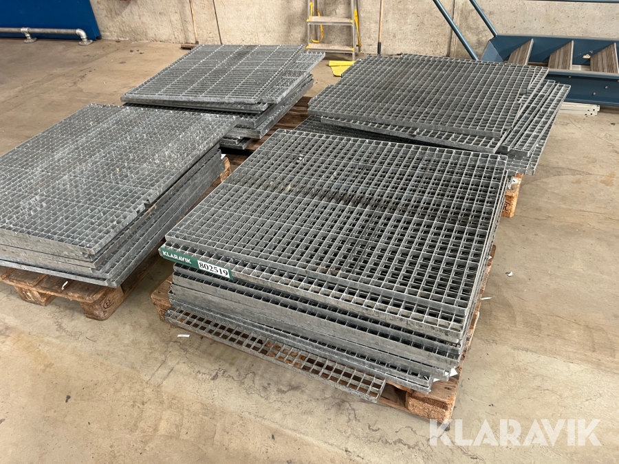 Galvaniserede riste 4 paller 50styk