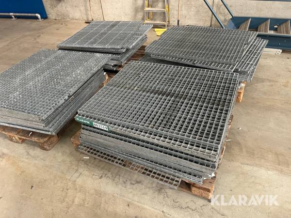 Galvaniserede riste 4 paller 50styk