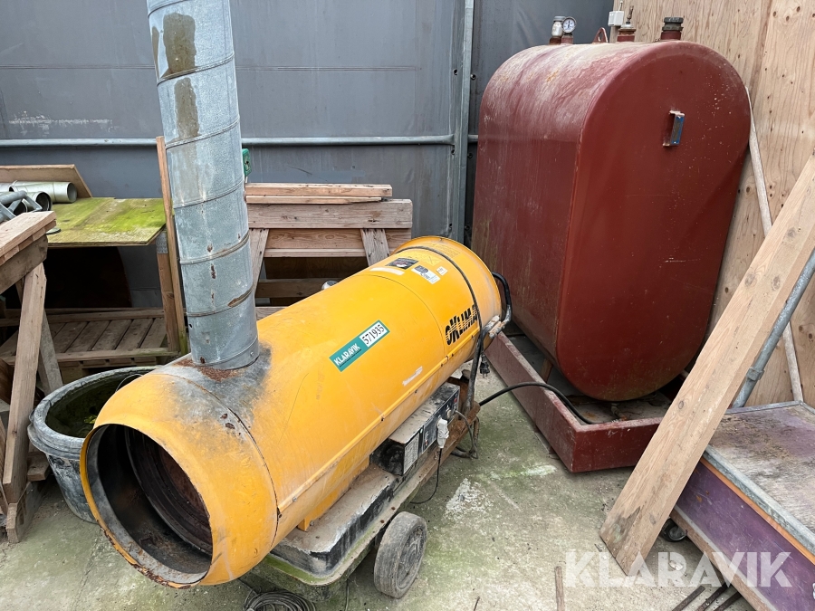 Varmekanon og olietank Master SE280