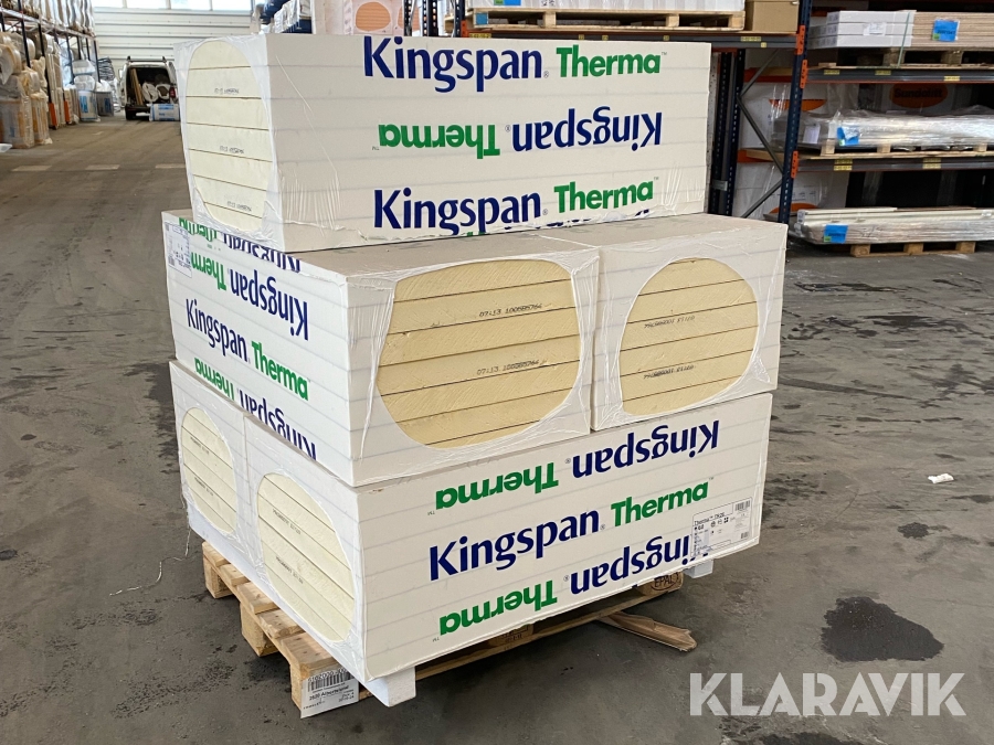 Isoleringsplader Kingspan TR26 5 pakker  25.2 m3