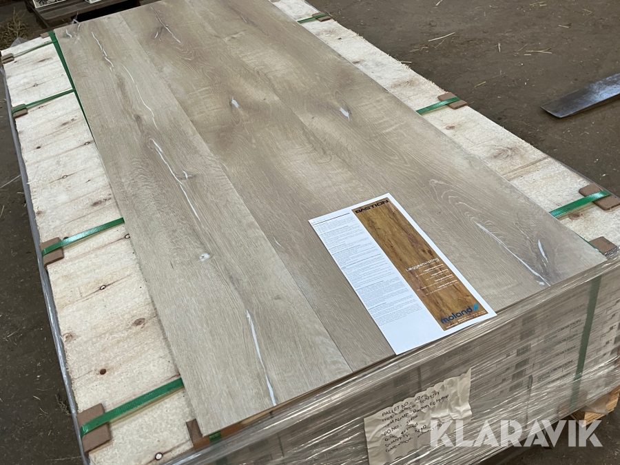 Vinylgulv 8mm 73,92 m2 Bastion EG HVEDE