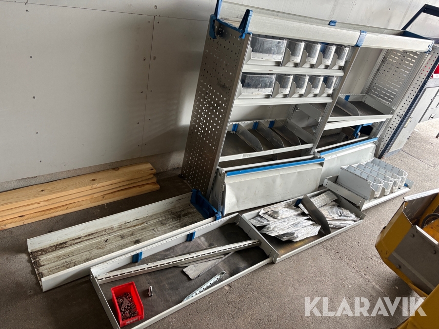 Inventar til kassebil Sortimo - 2 moduler