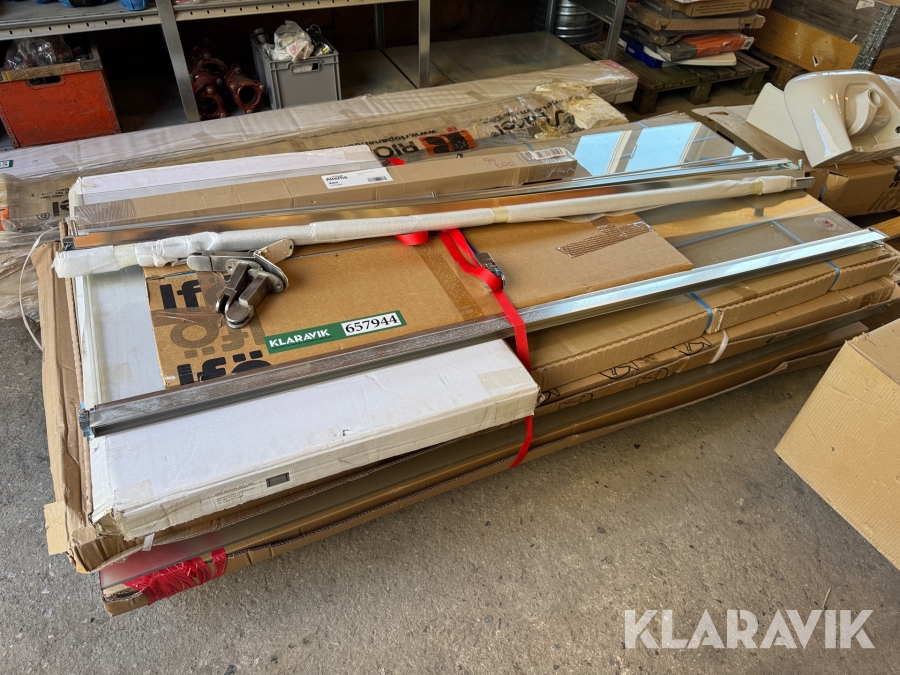 Glas parti til bad Cirka 7 styks