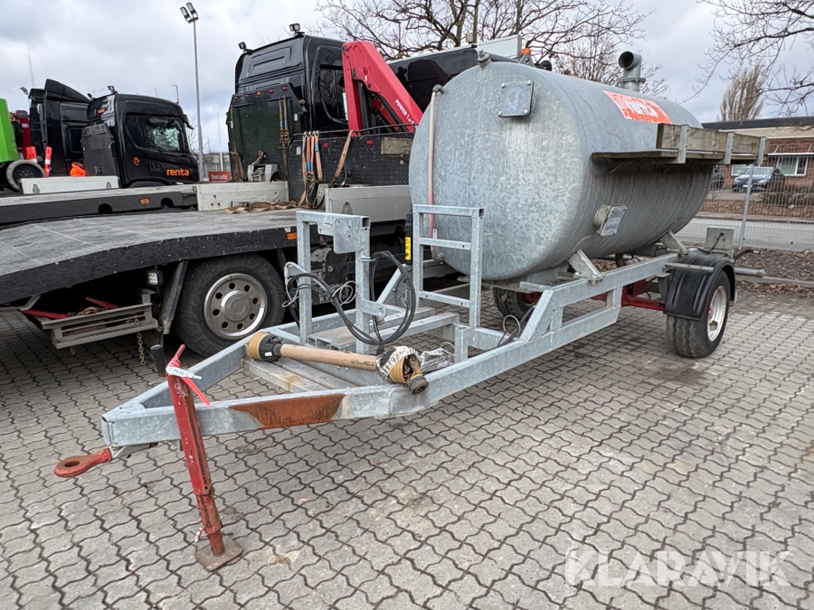 Vandvogn SOLUS 3000 med pumpe