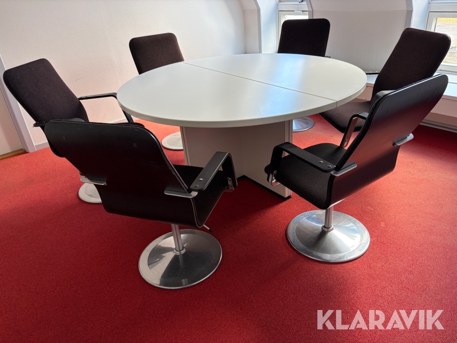Konferenceborde med stole lot 2 bord med 8 stole