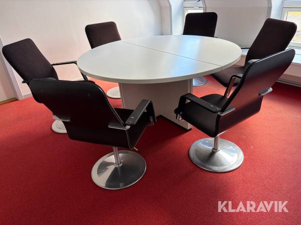 Konferenceborde med stole lot 2 bord med 8 stole
