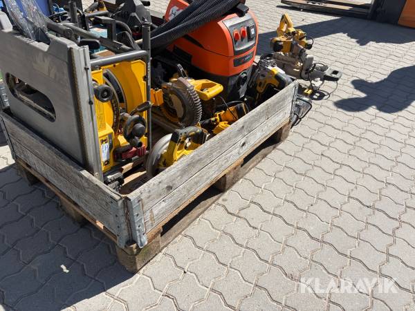 Blandet parti elværktøj og tilbehør