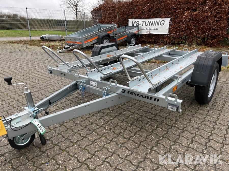 MC trailer TEMARED Til 3 motorcykler