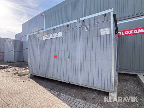 Mandskabsmodul med toilet og vask