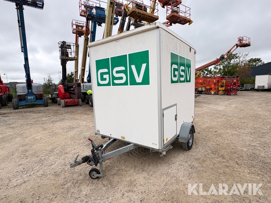 Toilet/ bad vogn Scanvogn 750