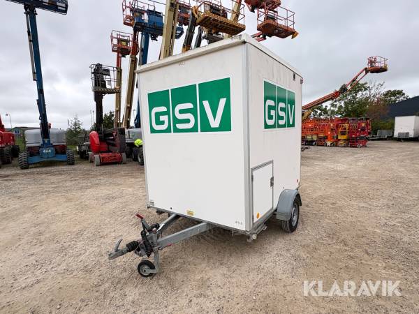 Toilet/ bad vogn Scanvogn 750