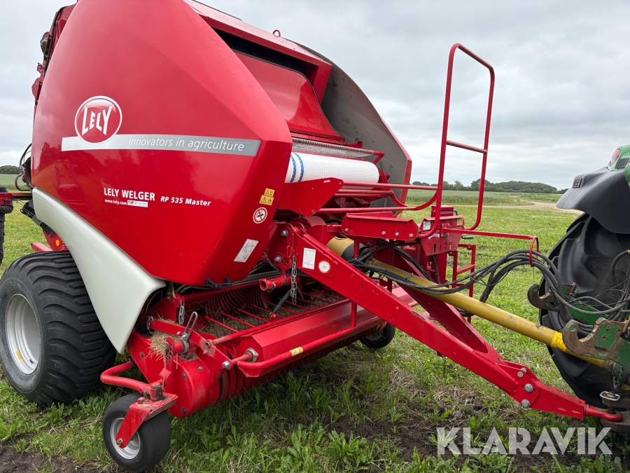 Halmballepresser Lely Welger RP 535 Master med vogn