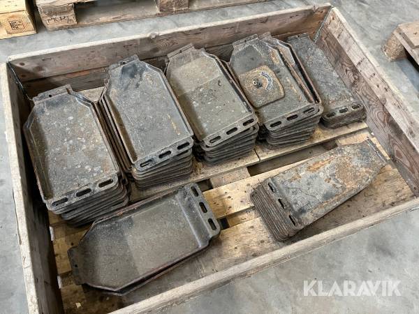 Høje slæbesko til Claas Disco 9200