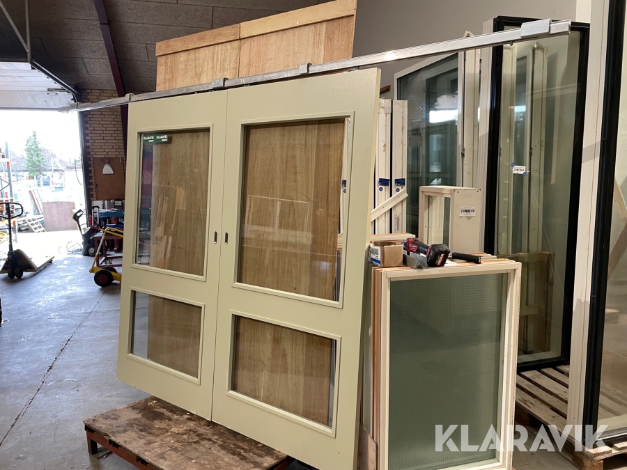 Dobbelt skydedør Swedoor