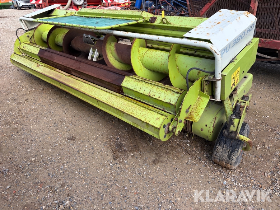 Pickup Claas PU 380 HD med rulle
