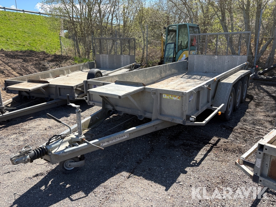 Maskinetrailer til personbiler Ifor Williams trailers 3Hb GP146H3