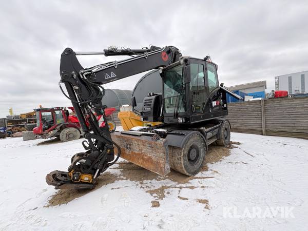 Hjulgraver Hydrema MX14 Engcon tiltrotator