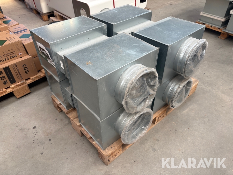 Ventilations aggregat Fläktwoods TGE-400-150-B 8 styk