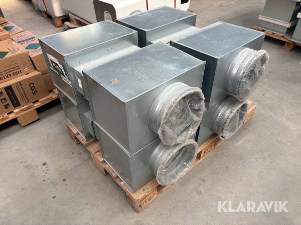 Ventilations aggregat Fläktwoods TGE-400-150-B 8 styk