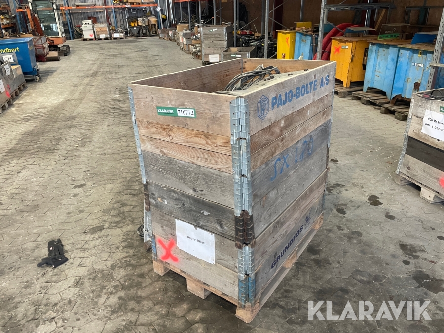 Stort Lot af Arbejdslys projektør 23 styk