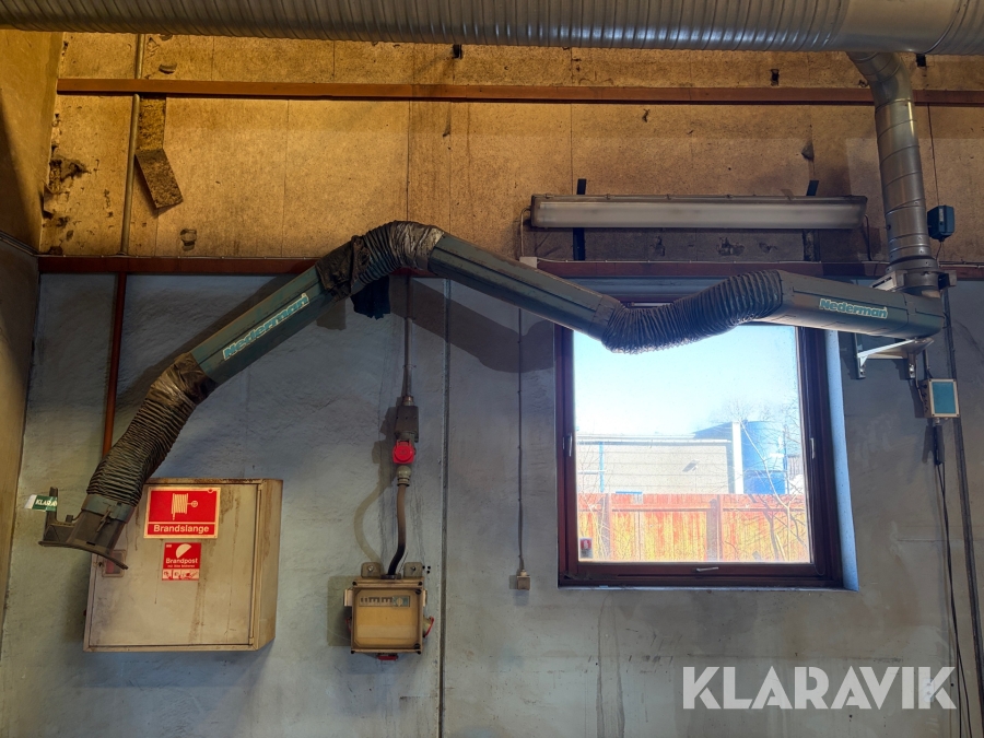 Svejse-/røgudsugningsarm Nederman