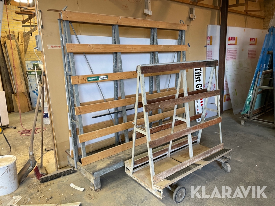 Glas/pladeholdere 2 stk